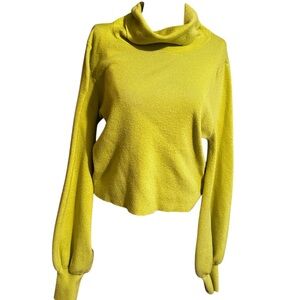 Forever 21 green turtleneck top